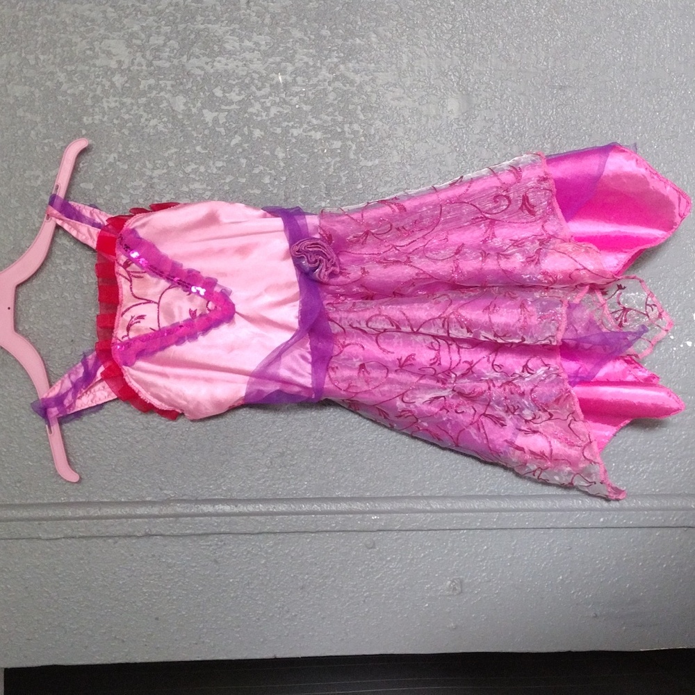 Magical Pink and Purple Kids Dance Costume
